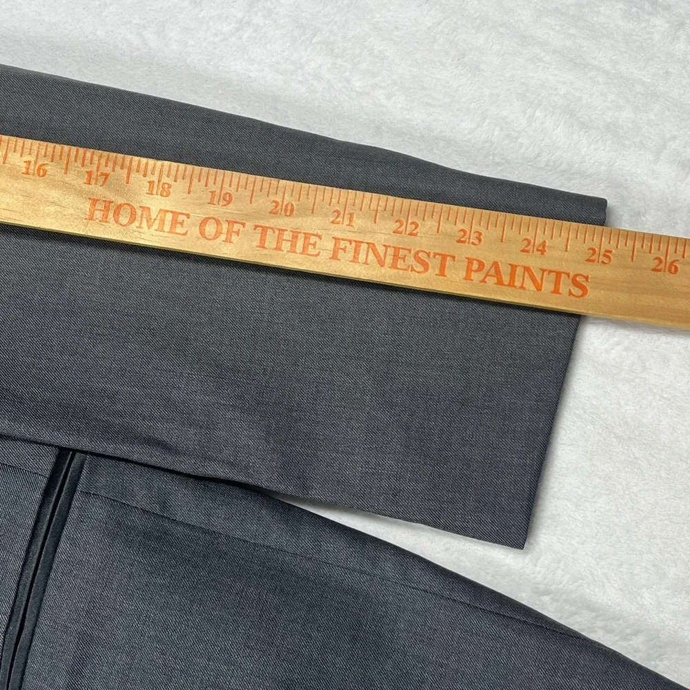 Joseph Abboud Slim Fit Two Button 100% Wool‎ Blazer Mens 40R Grey Sport Coat